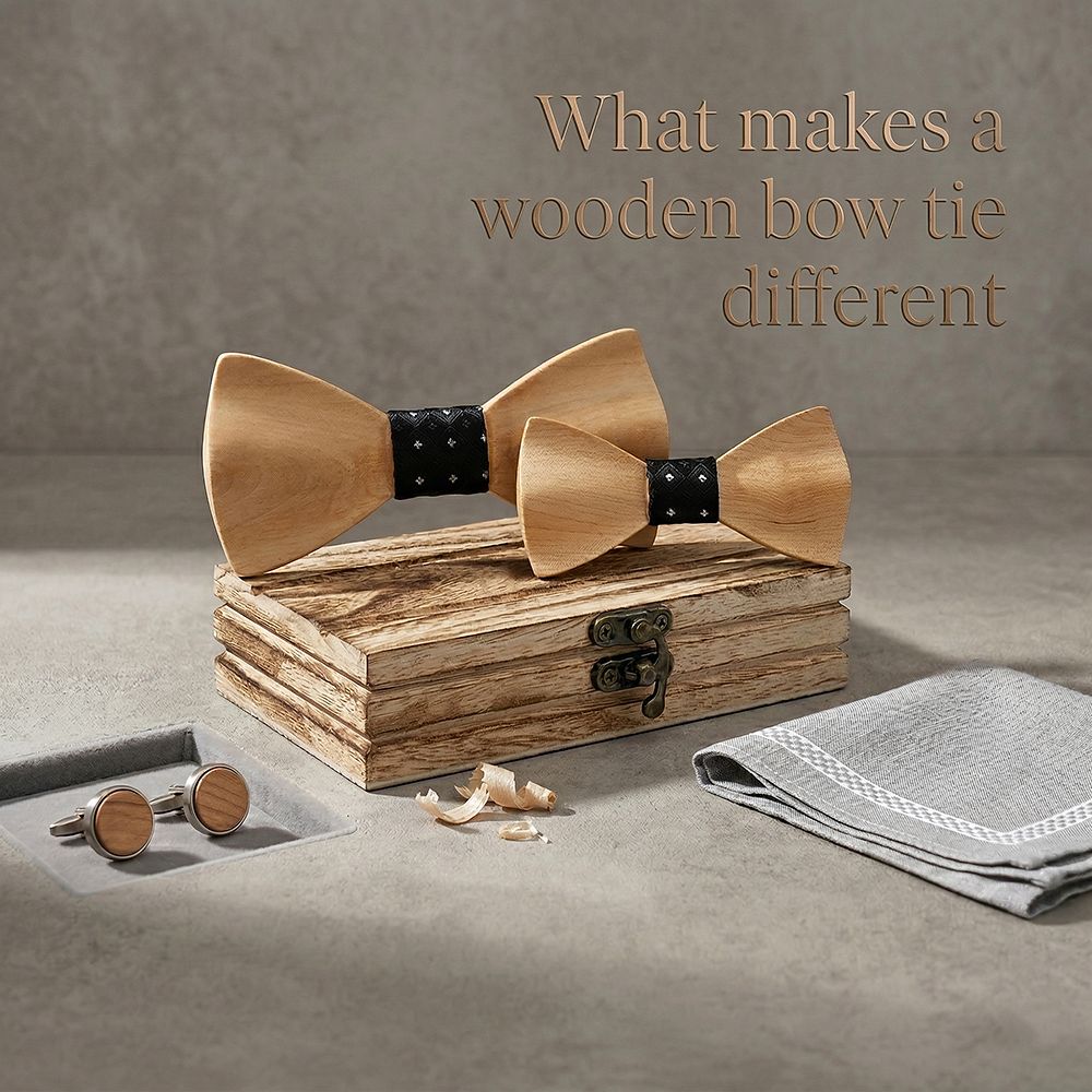 M439 M439  Father & Son Bow Tie Set, Maple — view 8