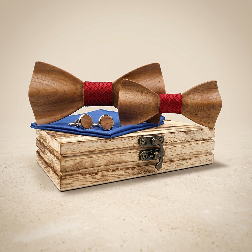 M439 M439  Father & Son Bow Tie Set, Maple — colour C2