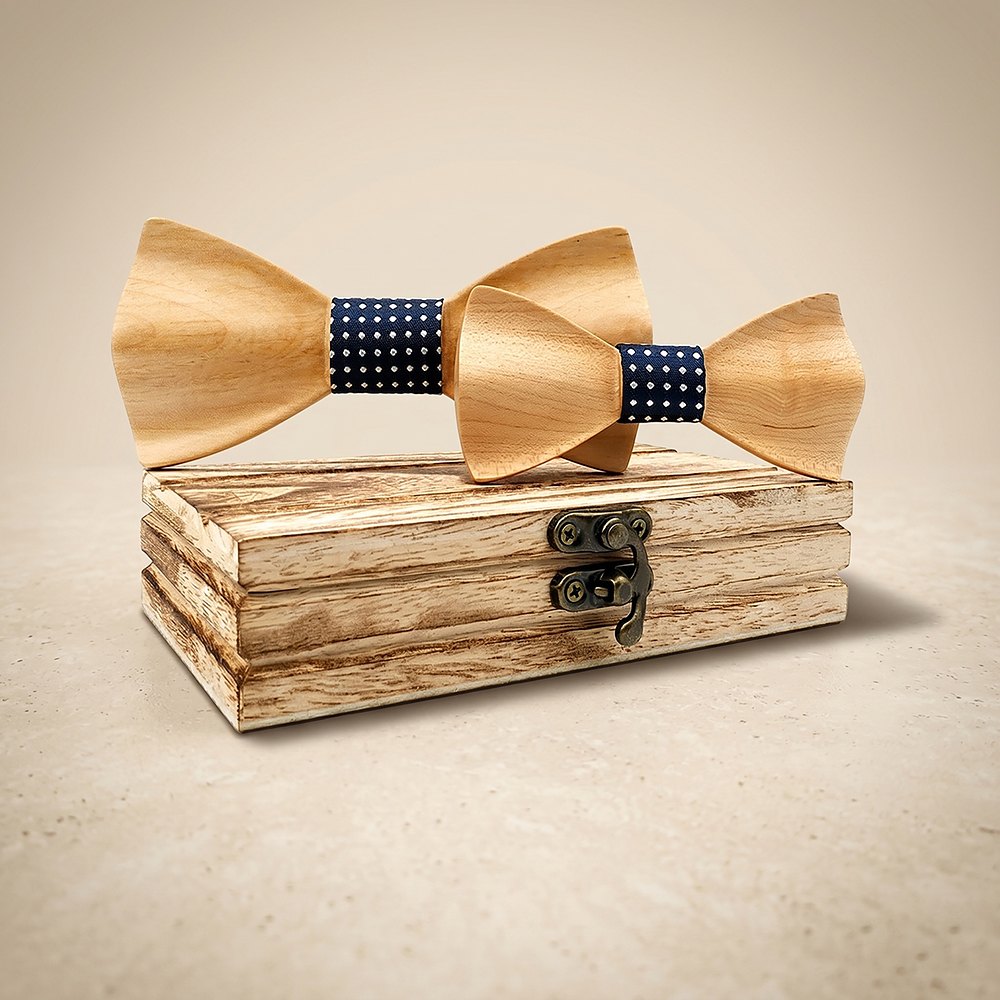 M439 M439  Father & Son Bow Tie Set, Maple — colour C3