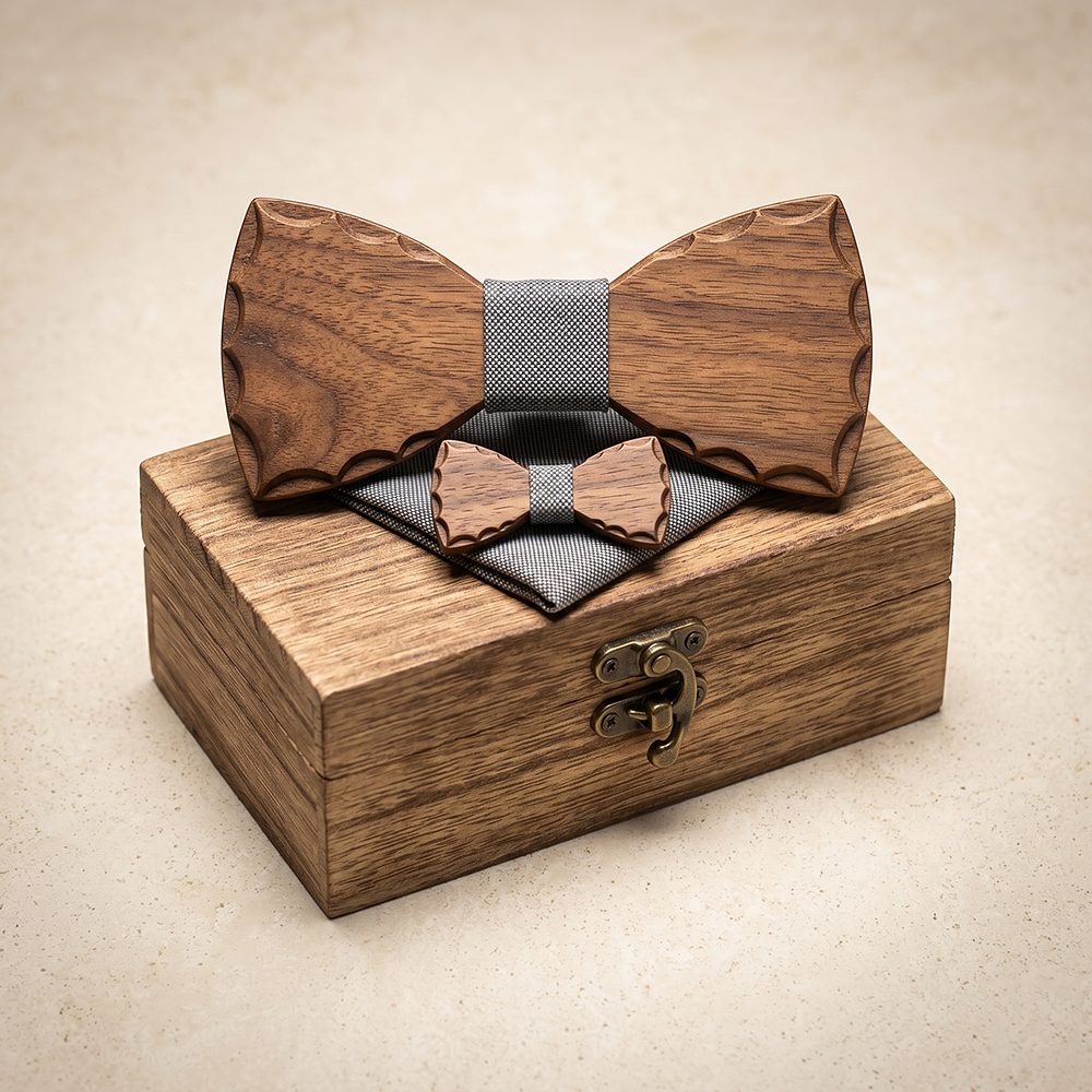 M439 M439  Father & Son Bow Tie Set, Maple — colour C5
