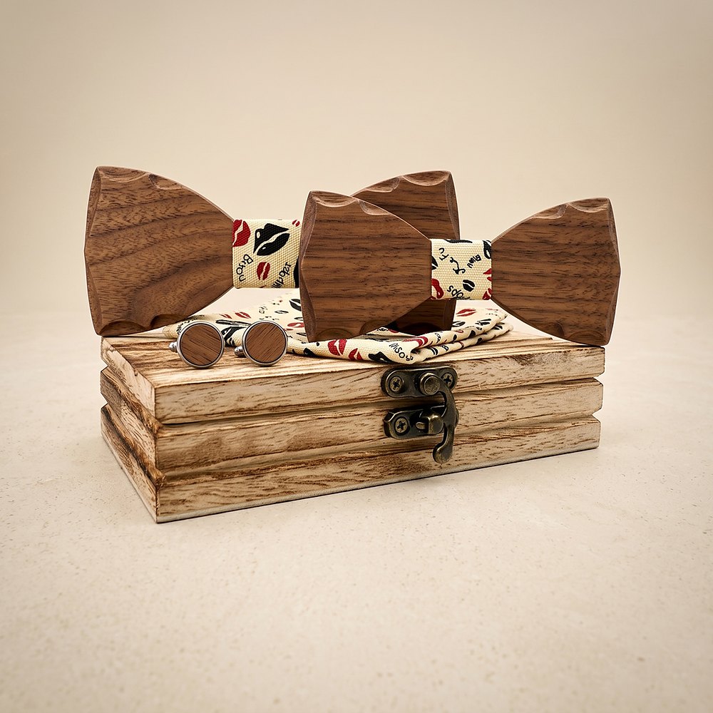 M441 M441  Father & Son Bow Tie Set, Maple — colour C2