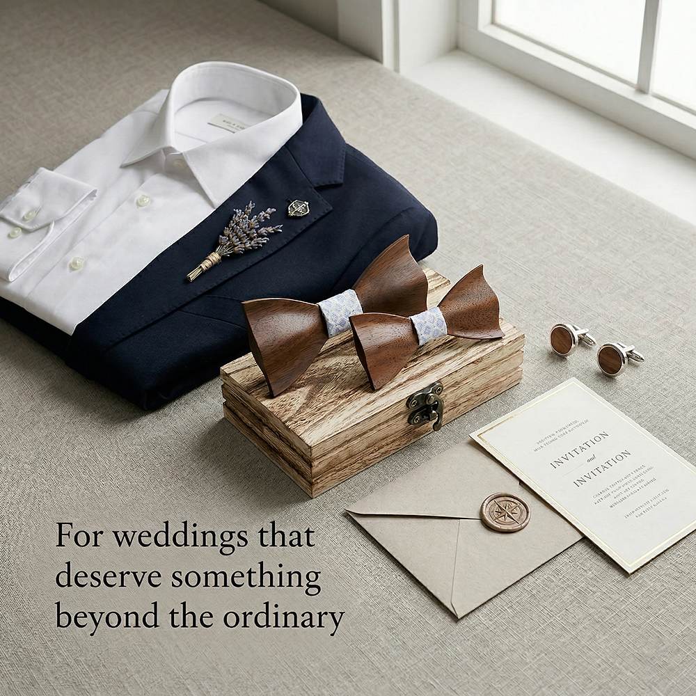 M450 M450  Father & Son Bow Tie Set, Walnut — view 2