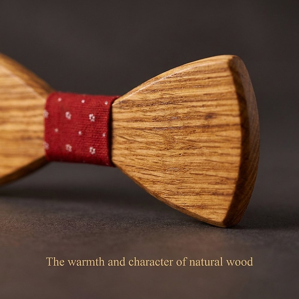 M453 M453  Father & Son Bow Tie Set, Zebrawood — view 5