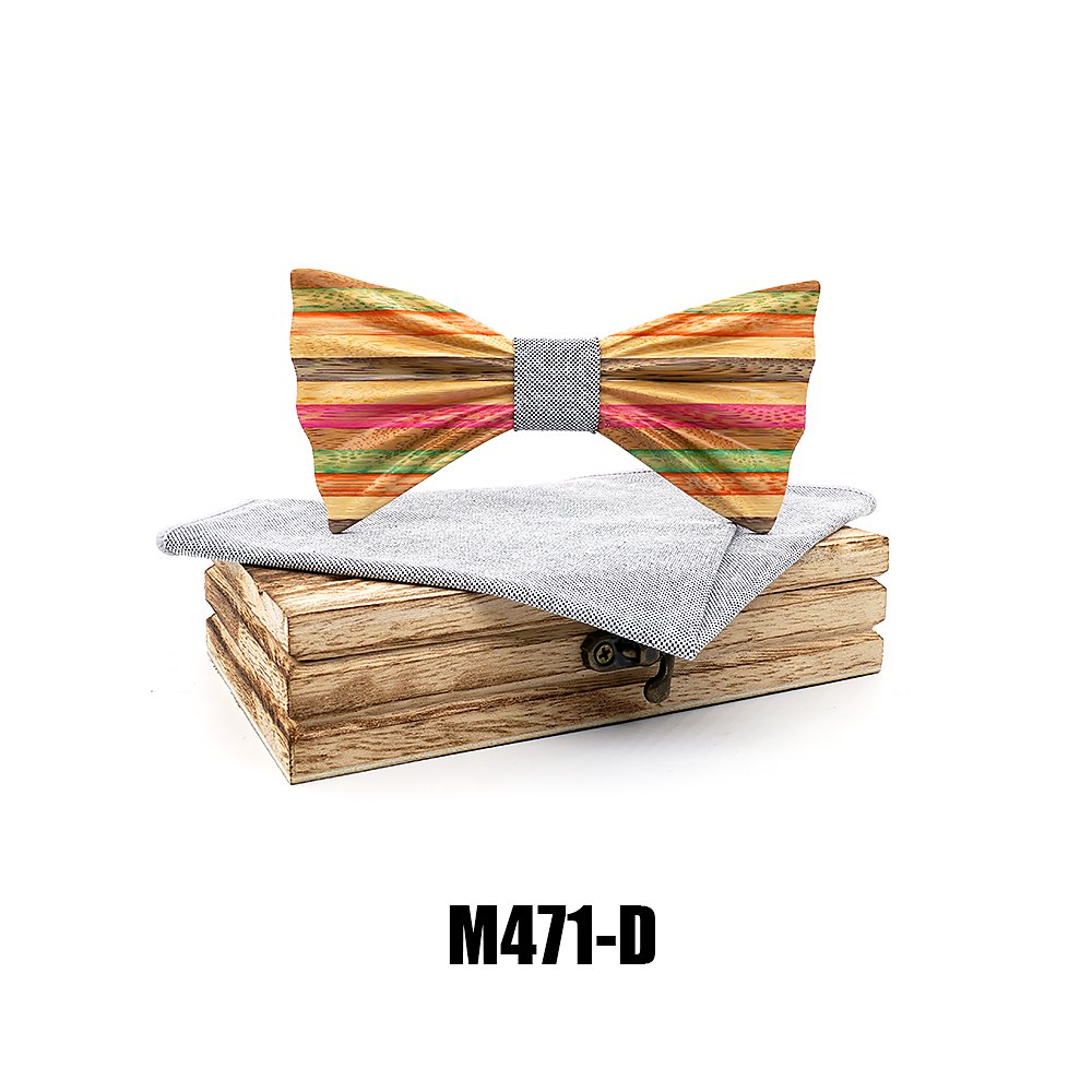 M471 M471  Rainbow Stripe Bow Tie Set — view 4