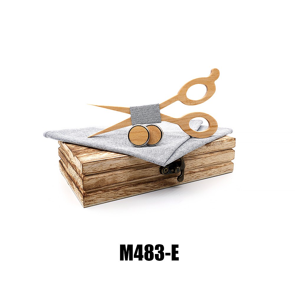 M483 M483  Scissors Design Bow Tie Set, Maple — colour E