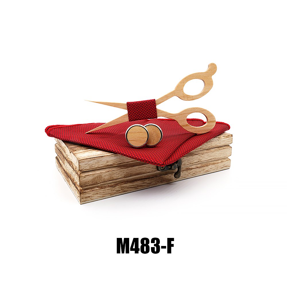 M483 M483  Scissors Design Bow Tie Set, Maple — colour F