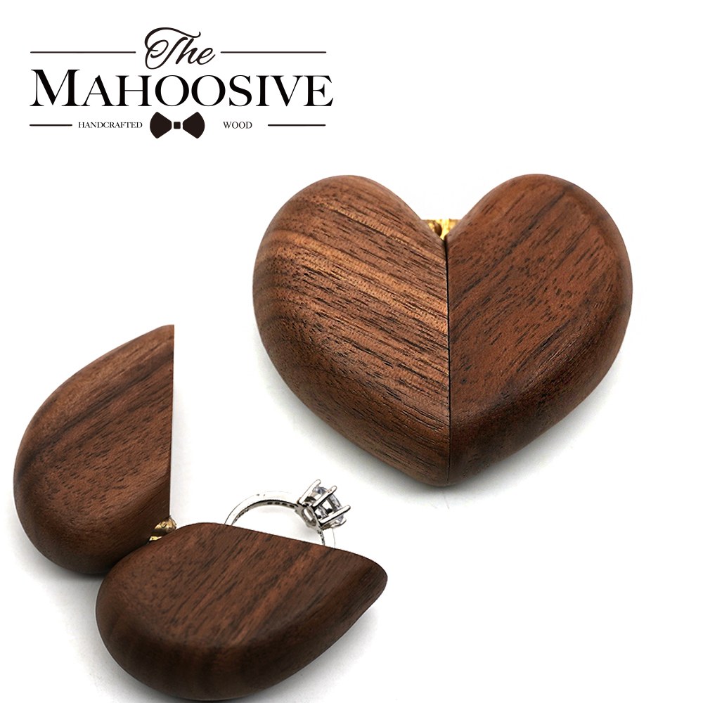 RB547 RB547  Heart Keepsake Box, Split-Lid, Twin Slot — view 3
