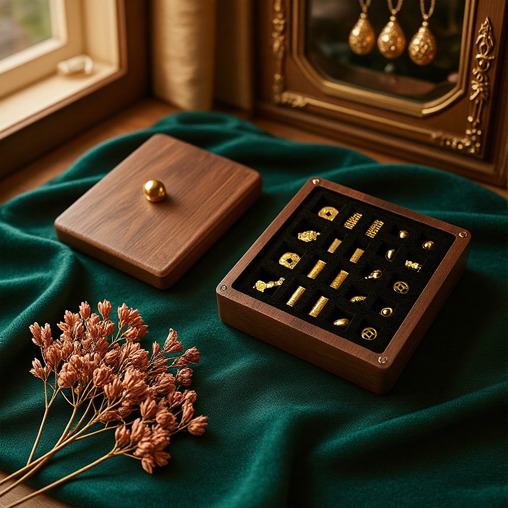 RB568 RB568  Gold Jewellery Display Box, 103mm — view 4