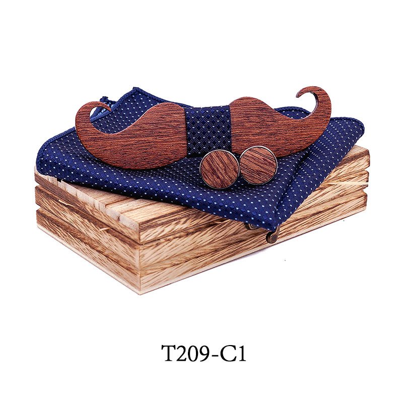T209 T209  Floral Cutout Bow Tie Set, Maple — colour C1