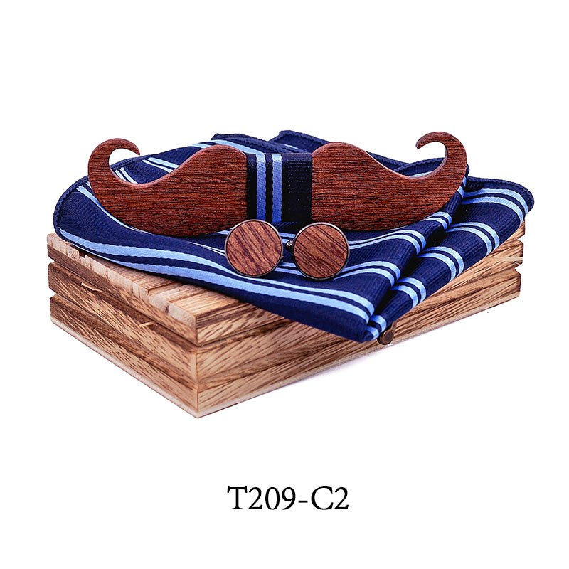 T209 T209  Floral Cutout Bow Tie Set, Maple — colour C2