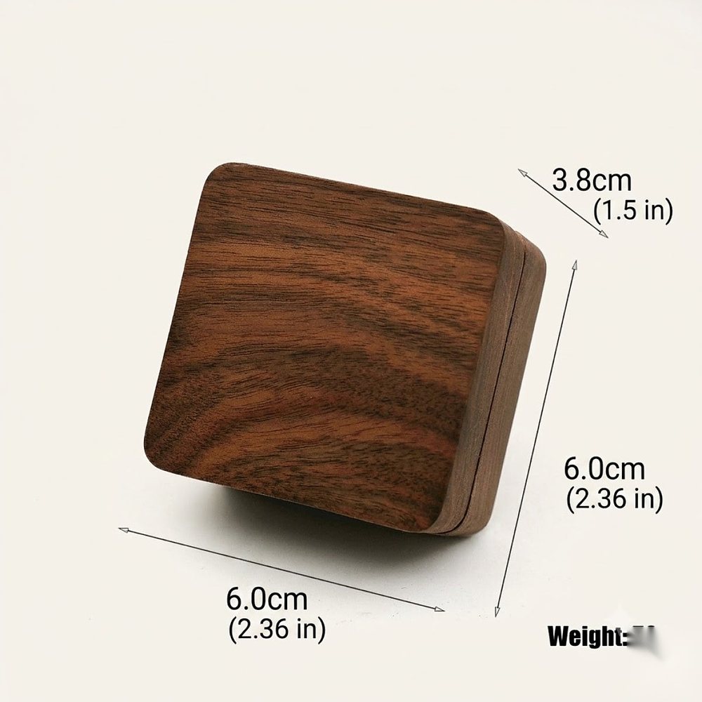WGB-125 WGB-125  Earring and Ring Box, Twin Compartment — view 9